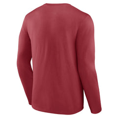 Arizona Cardinals Primary Logo Long Sleeve T-Shirt Cardinal