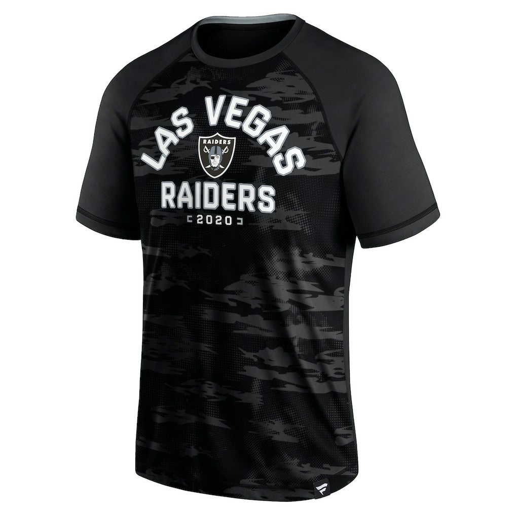 Las Vegas Raiders Hail Mary Raglan T-Shirt Black