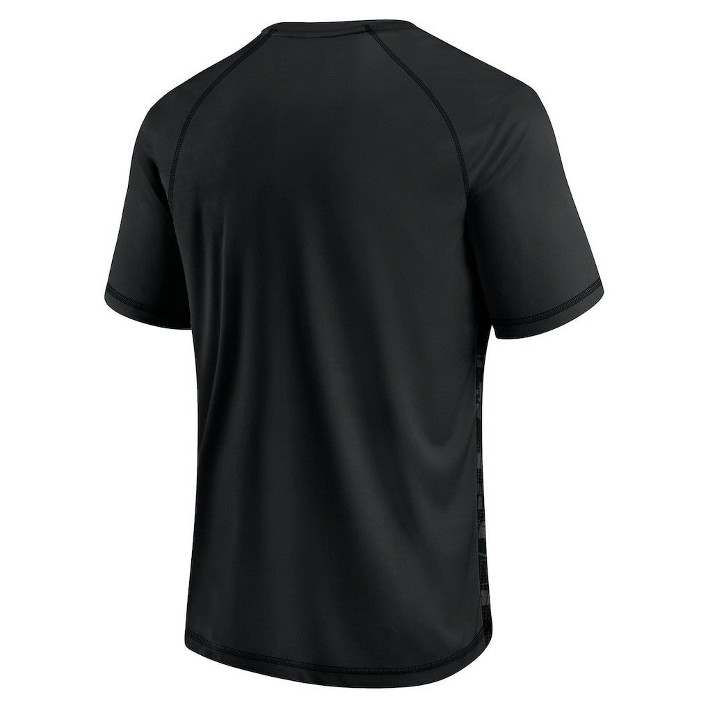 Las Vegas Raiders Hail Mary Raglan T-Shirt Black