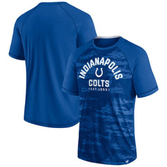 Indianapolis Colts Hail Mary Raglan T-Shirt Royal