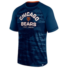 Chicago Bears Hail Mary Raglan T-Shirt Navy