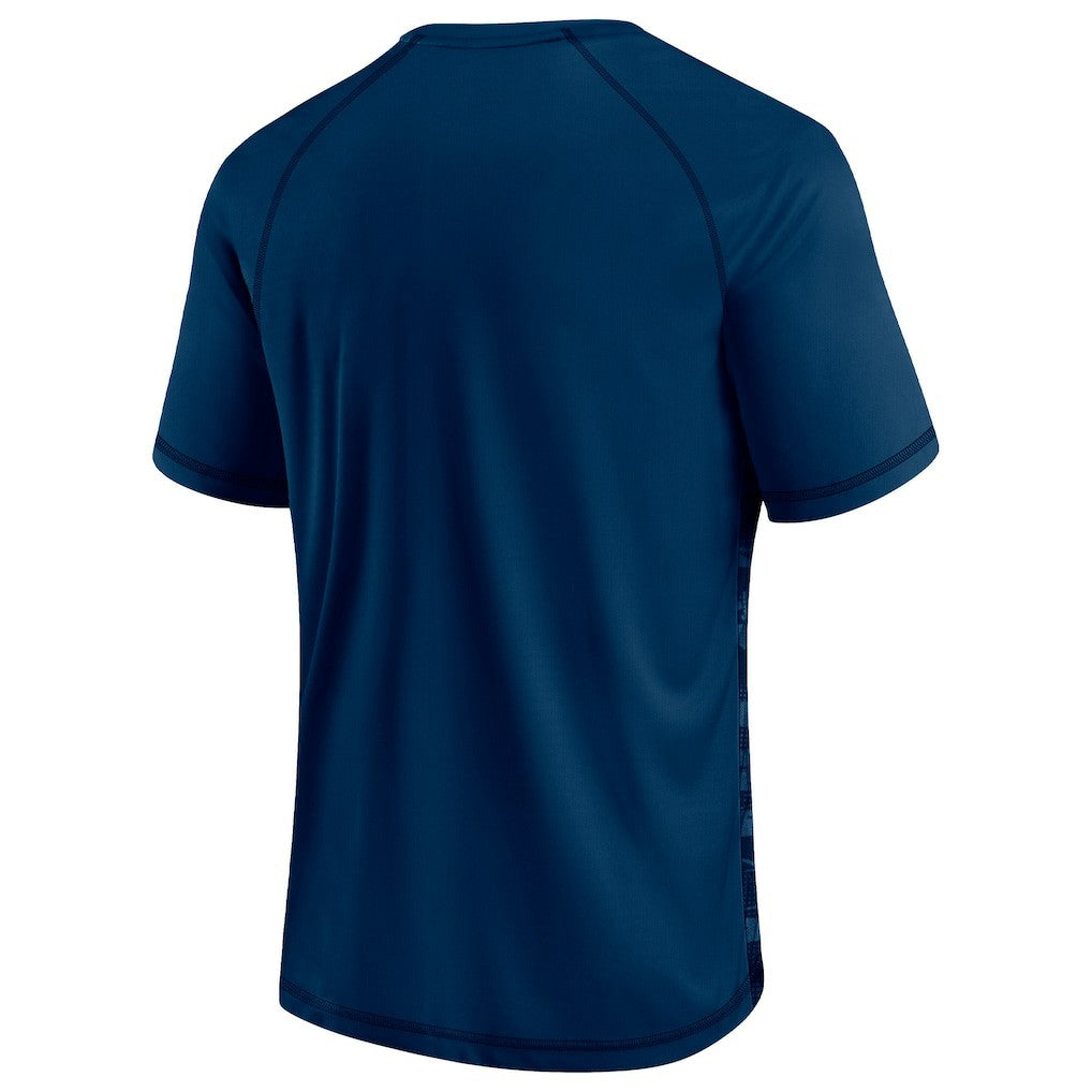 Chicago Bears Hail Mary Raglan T-Shirt Navy