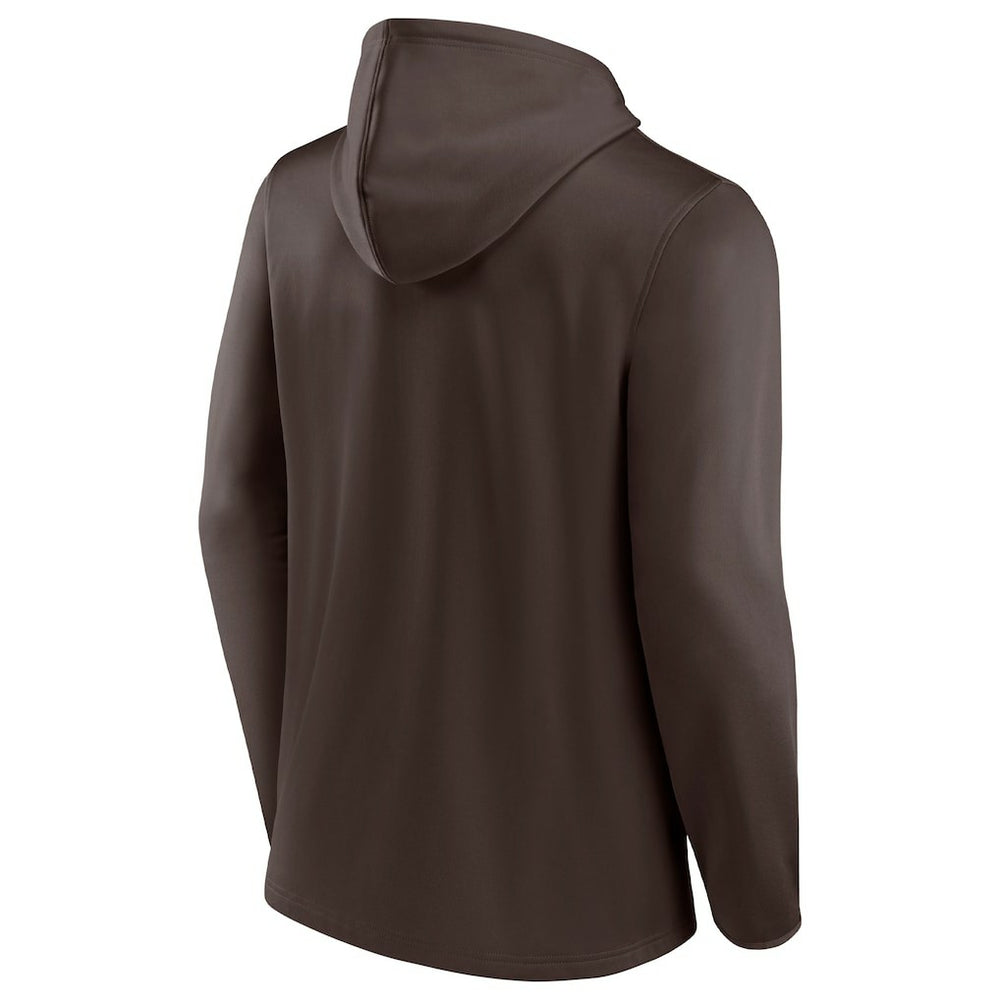 Cleveland Browns Ball Carrier Full-Zip Hoodie Brown/Orange