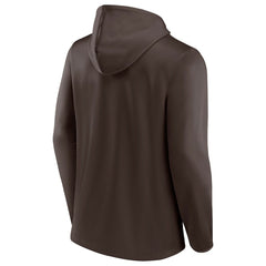 Cleveland Browns Ball Carrier Full-Zip Hoodie Brown/Orange