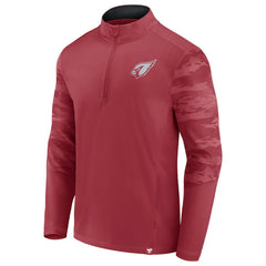 Arizona Cardinals Ringer Quarter-Zip Jacket Cardinal