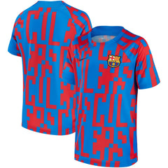 Barcelona 2022/23 Pre-Match Top Blue shop