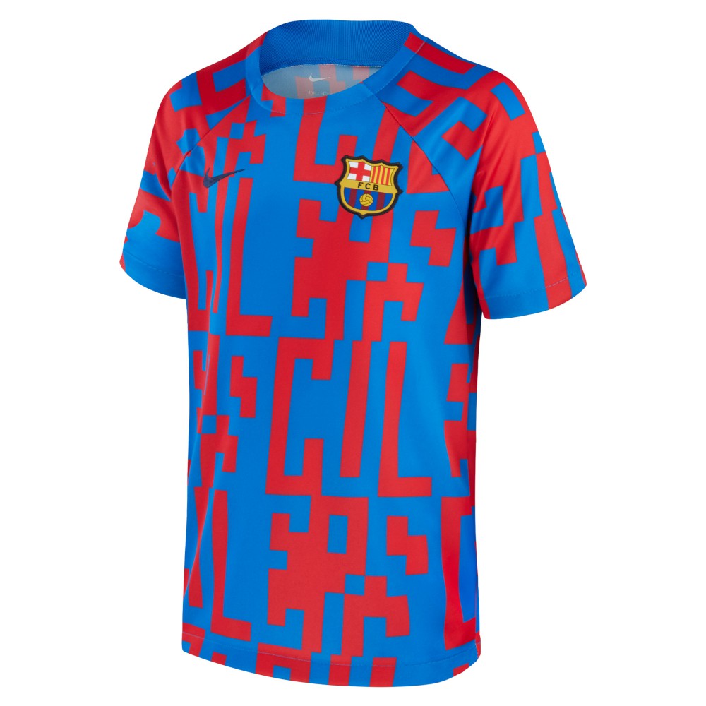 Barcelona 2022/23 Pre-Match Top Blue shop