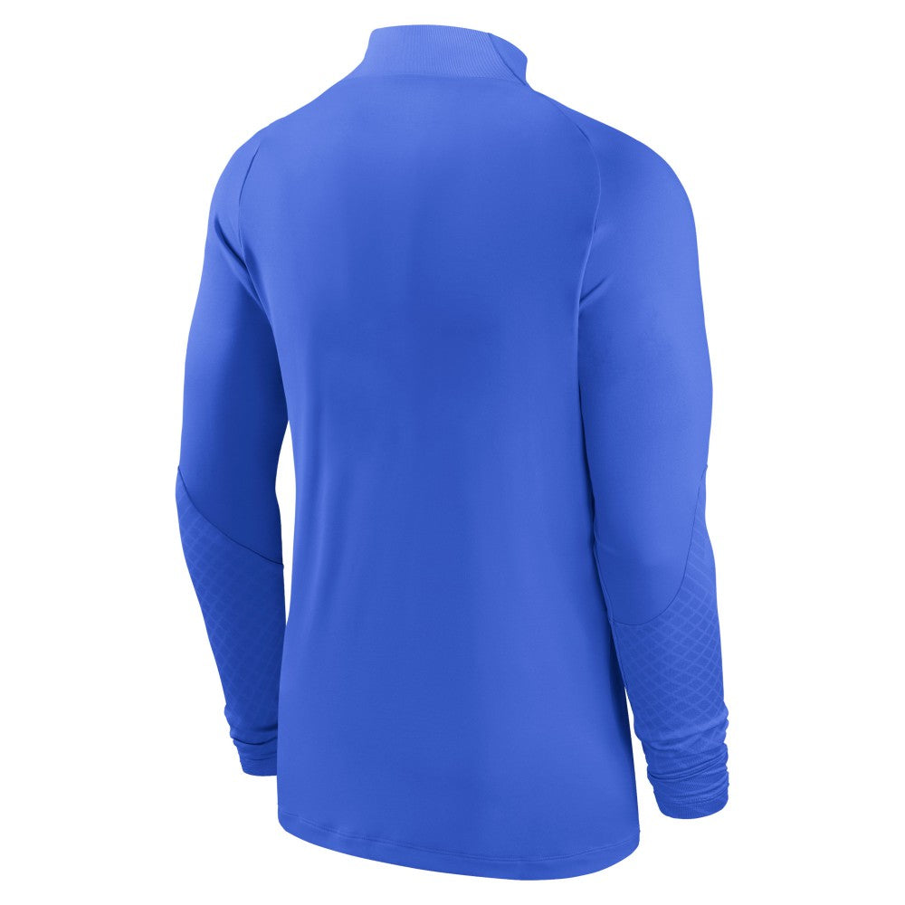 Club America 2022/23 Strike Drill Performance Raglan Quarter-Zip Long Sleeve Top Blue shop