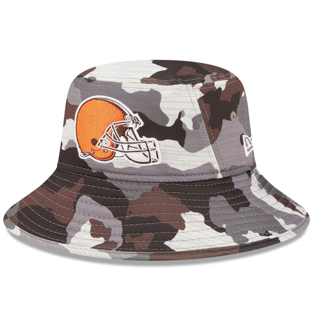 Cleveland Browns New Era 2022 NFL Training Camp Bucket Hat Camo