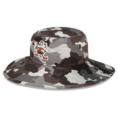 Cleveland Browns New Era 2022 NFL Training Camp Historic Logo Panama Bucket Hat Camo