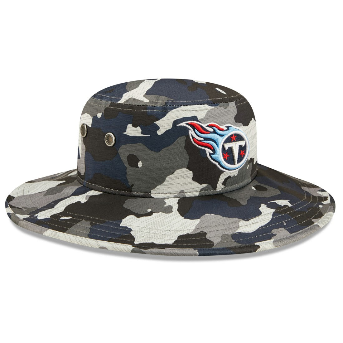 Tennessee Titans New Era 2022 NFL Training Camp Panama Bucket Hat Camo