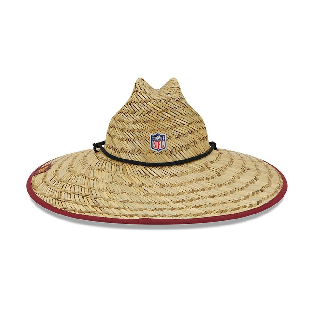Washington Commanders New Era 2022 NFL Training Camp Straw Lifeguard Hat Natural