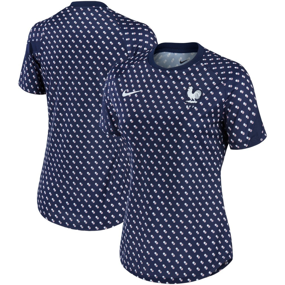 France National Team Women's 2022/23 Pre-Match Home Performance Top Navy sale