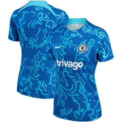 Chelsea Women's 2022/23 Pre-Match Home Performance Top Blue