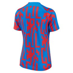 Barcelona Women's 2022/23 Pre-Match Home Performance Top Blue