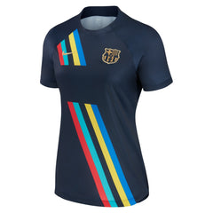 Barcelona Women's 2022/23 Pre-Match AWAY Performance Top Navy