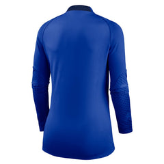 Chelsea Women's Strike Drill Raglan Performance Quarter-Zip Top Blue