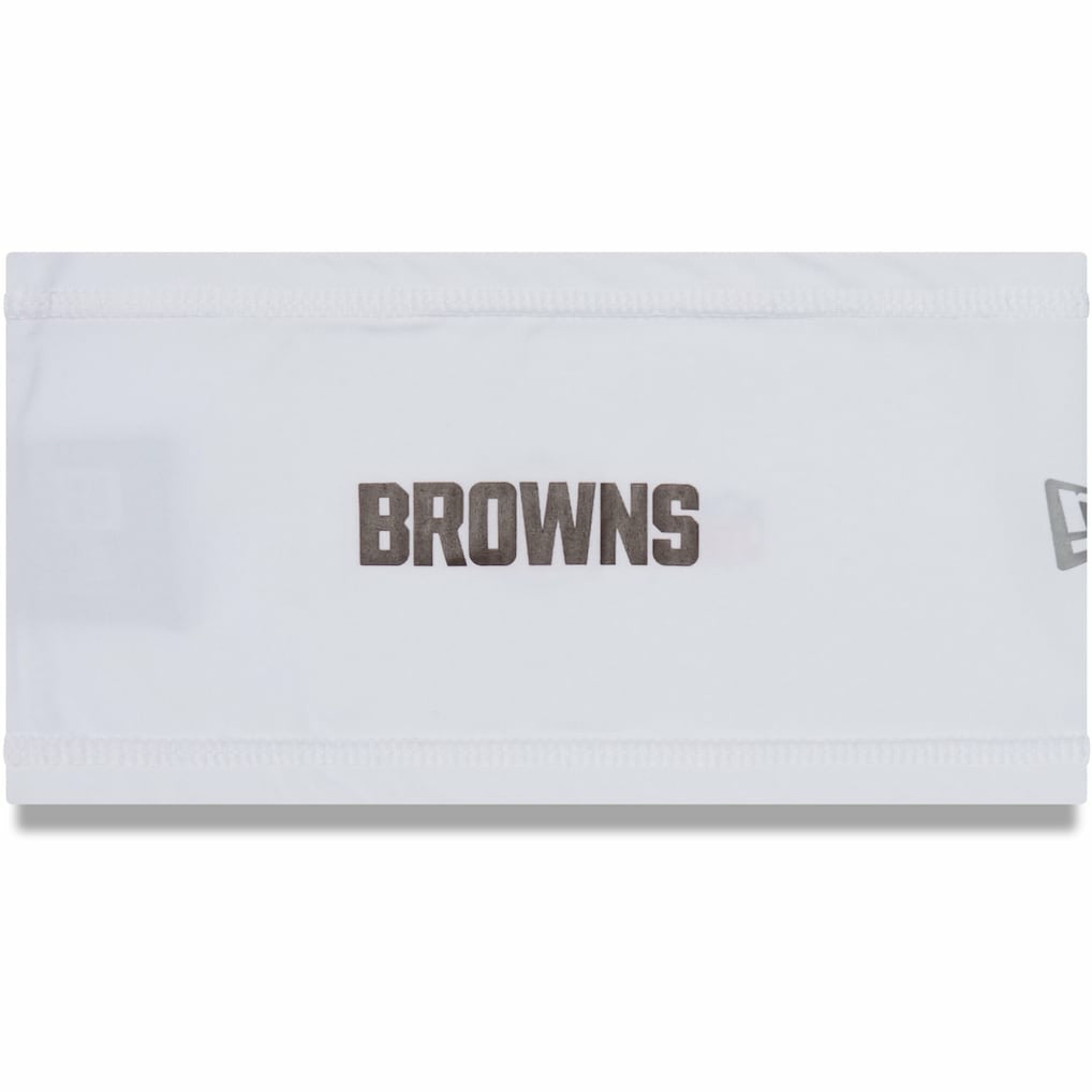 Cleveland Browns New Era Training Camp COOLERA Headband White