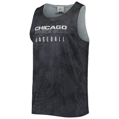 Chicago White Sox FOCO Floral Reversible Mesh Tank Top - Black Tanks