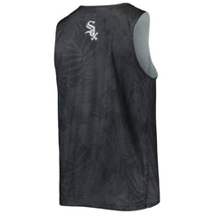 Chicago White Sox FOCO Floral Reversible Mesh Tank Top - Black Tanks