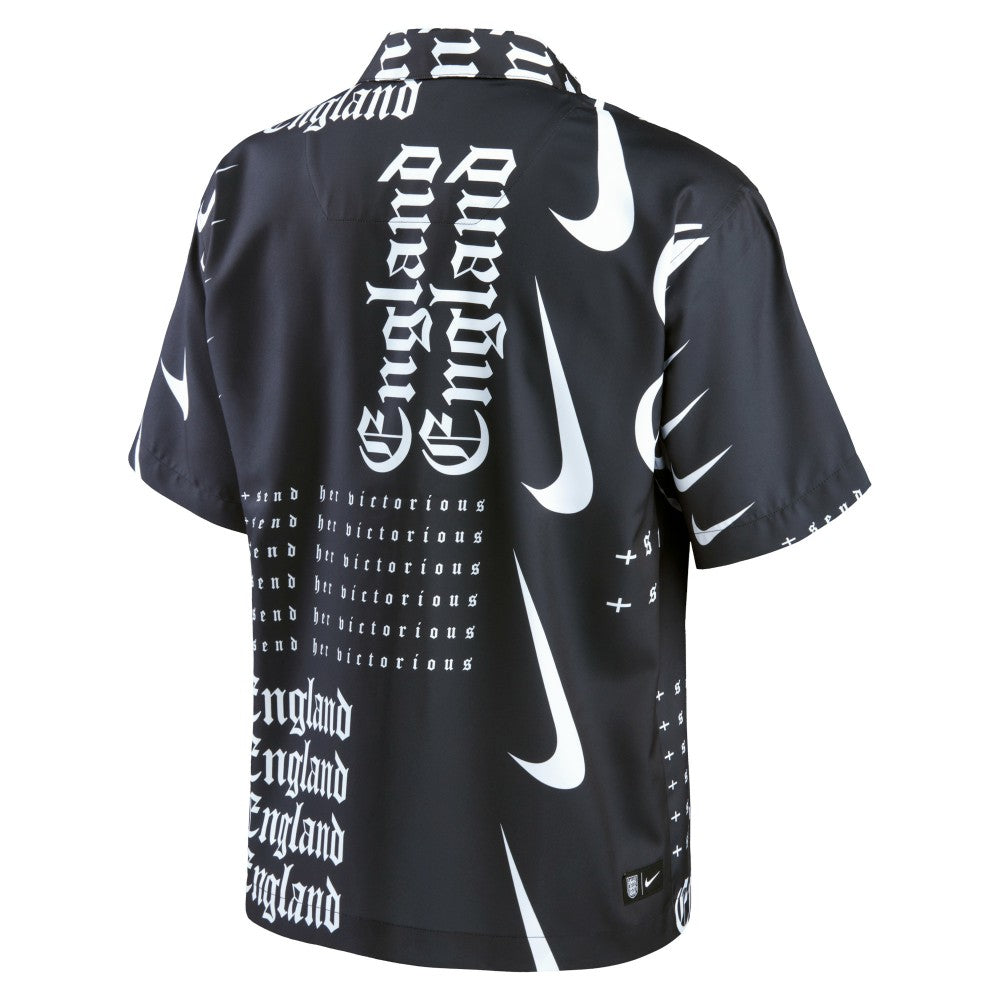 England Women's National Team Button-Up Shirt Black shop