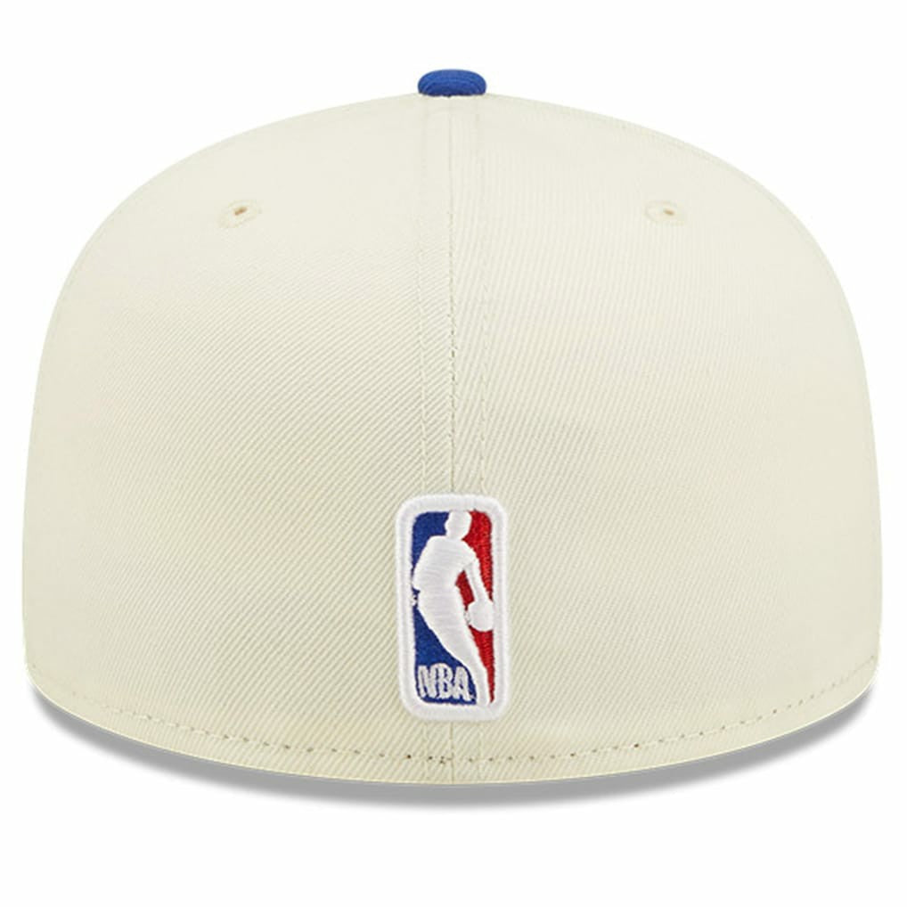 Philadelphia 76ers 2022 NBA Draft 59FIFTY Fitted Hat Cream/Royal