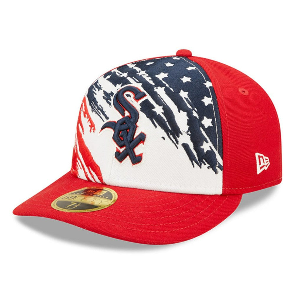 Chicago White Sox New Era 2022 4th of July Low Profile 59FIFTY Fitted Hat - Red Hats
