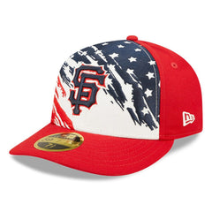 San Francisco Giants New Era 2022 4th of July Low Profile 59FIFTY Fitted Hat - Red Hats
