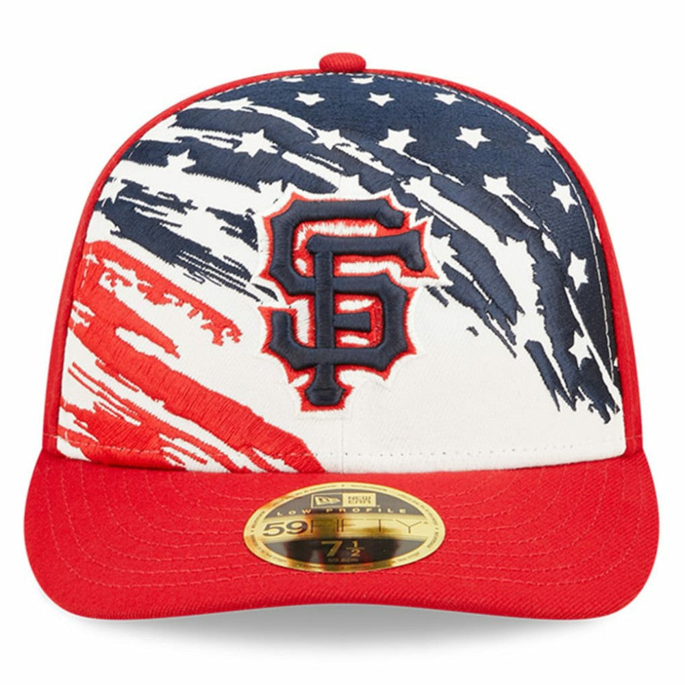 San Francisco Giants New Era 2022 4th of July Low Profile 59FIFTY Fitted Hat - Red Hats