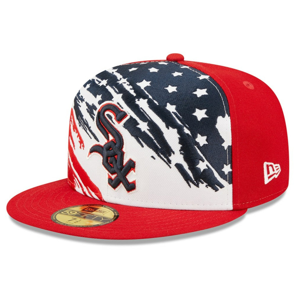 Chicago White Sox New Era 2022 4th of July On-Field 59FIFTY Fitted Hat - Red Hats