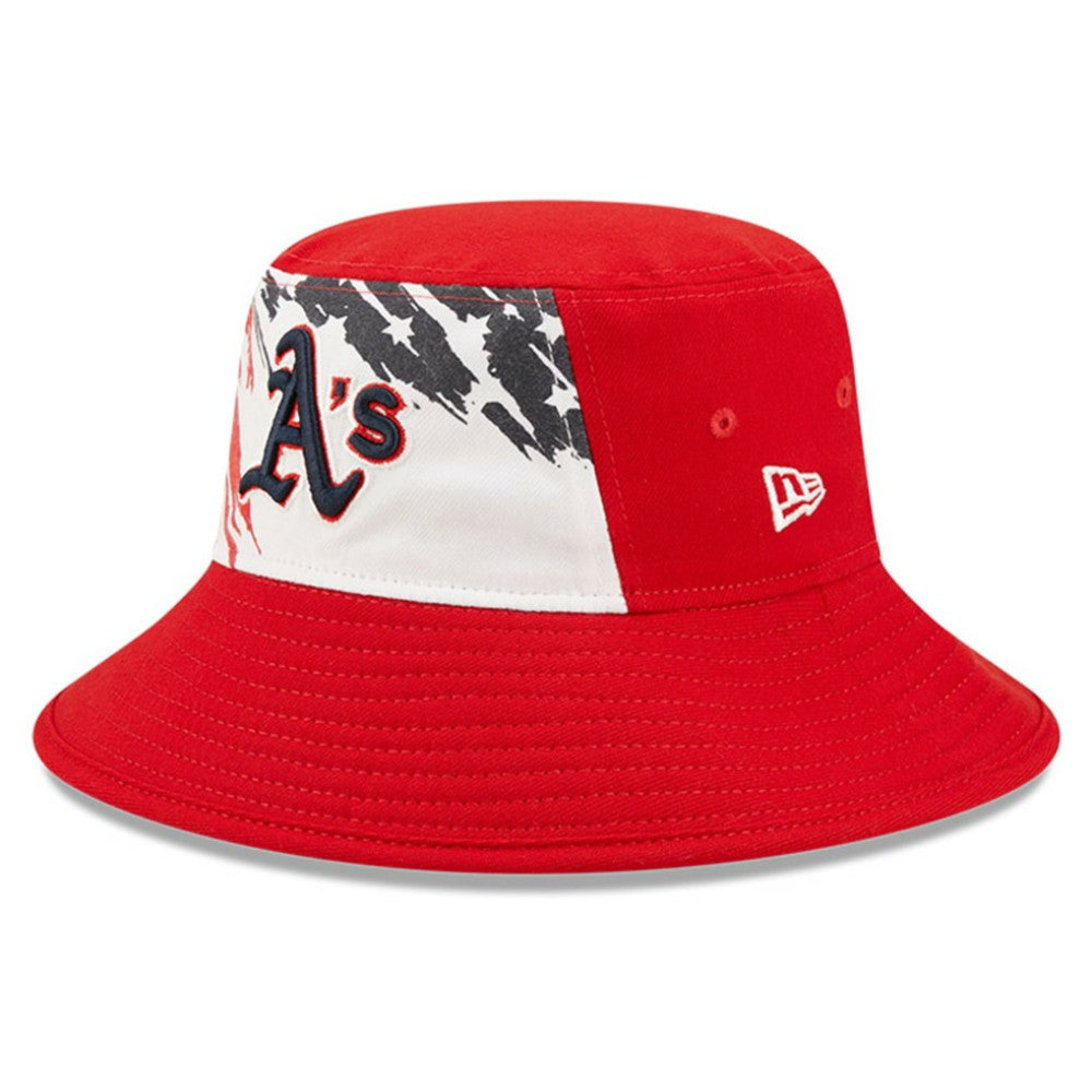 Athletics New Era 2022 4th of July Bucket Hat - Red Hats