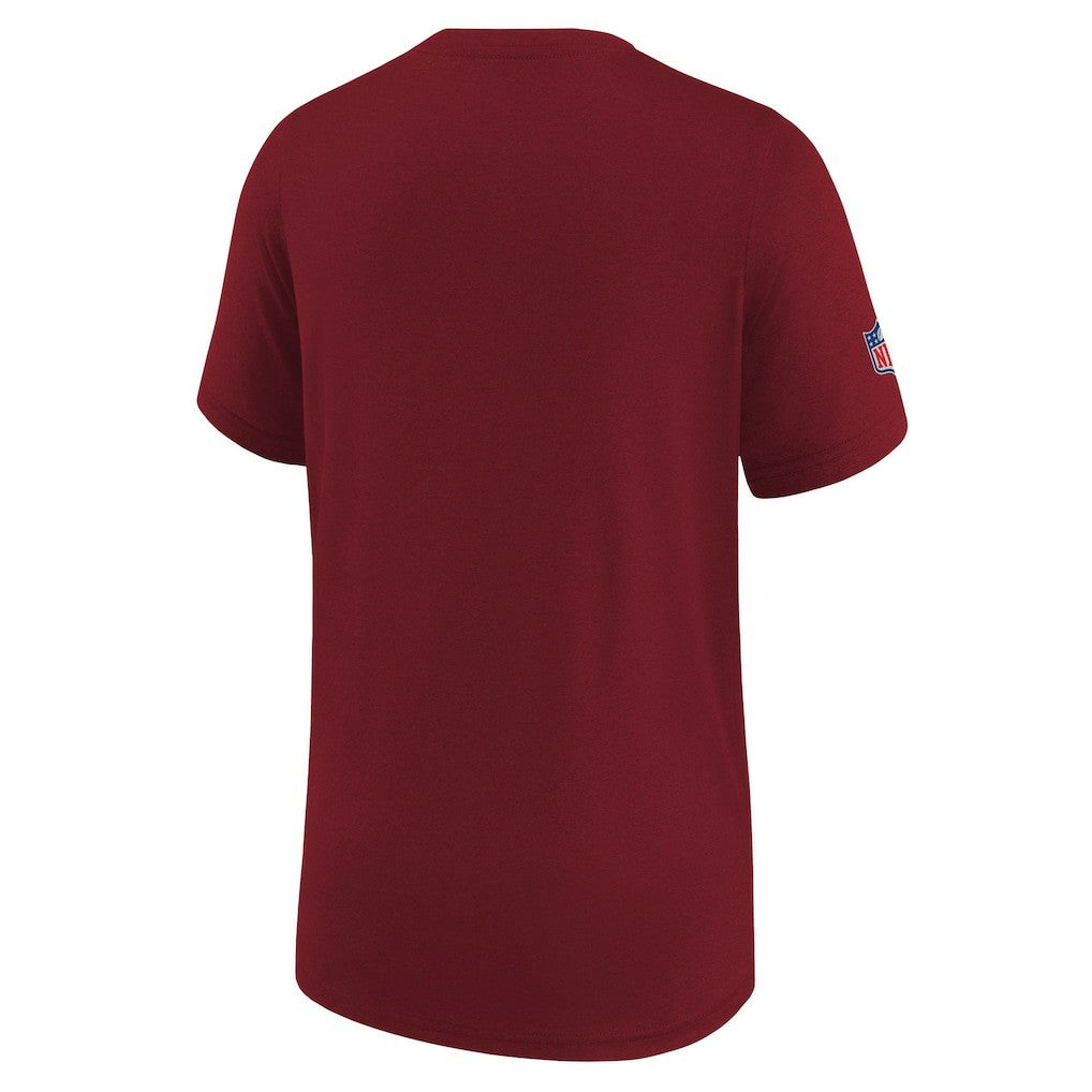 Washington Commanders Youth Sideline Legend Performance T-Shirt Burgundy