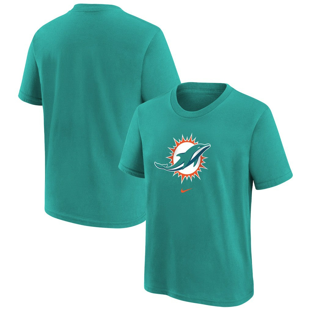 Miami Dolphins Preschool Team Wordmark T-Shirt Aqua