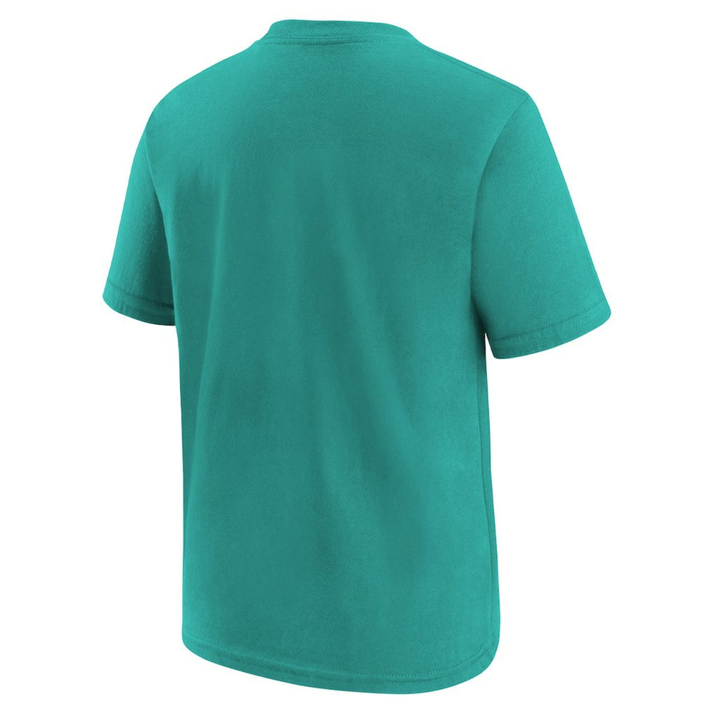 Miami Dolphins Preschool Team Wordmark T-Shirt Aqua