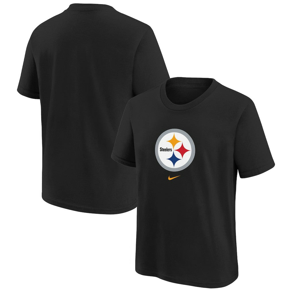 Pittsburgh Steelers Preschool Team Wordmark T-Shirt Black