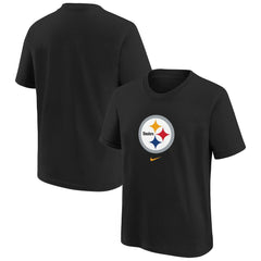 Pittsburgh Steelers Preschool Team Wordmark T-Shirt Black
