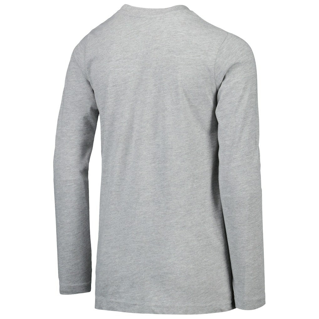Washington Commanders Youth Head-to-Head Long Sleeve T-Shirt Heathered Gray