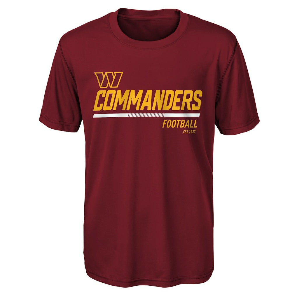 Washington Commanders Youth Engaged T-Shirt Burgundy