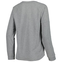 Tampa Bay Buccaneers Juniors All Striped Up Raglan Long Sleeve T-Shirt Heathered Gray
