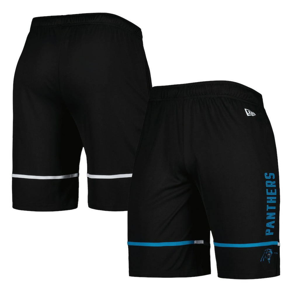 Carolina Panthers New Era Combine Authentic Rusher Training Shorts Black
