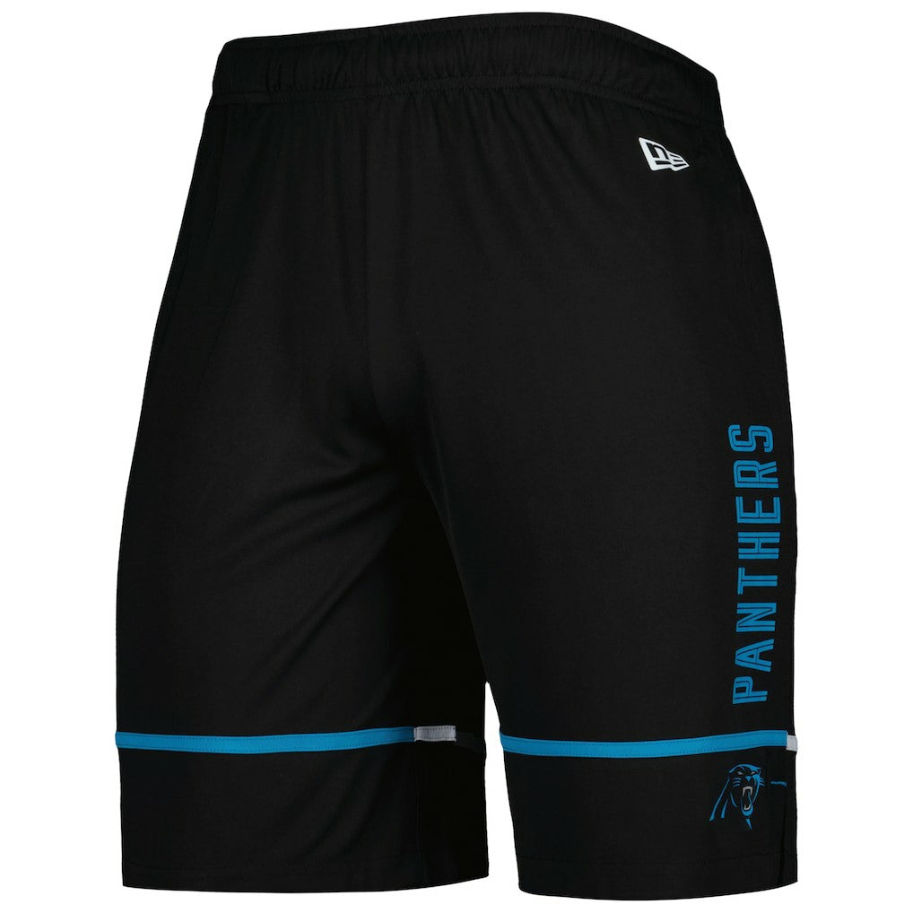 Carolina Panthers New Era Combine Authentic Rusher Training Shorts Black