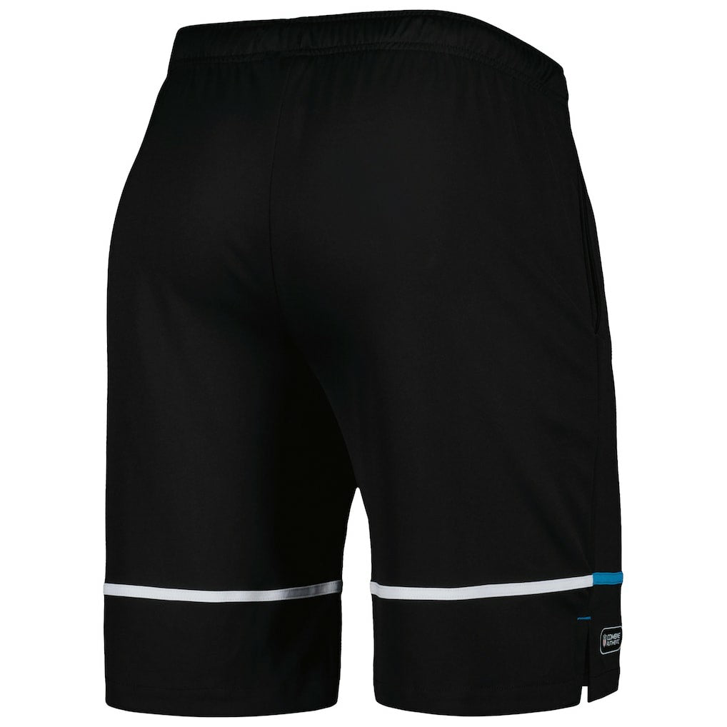Carolina Panthers New Era Combine Authentic Rusher Training Shorts Black