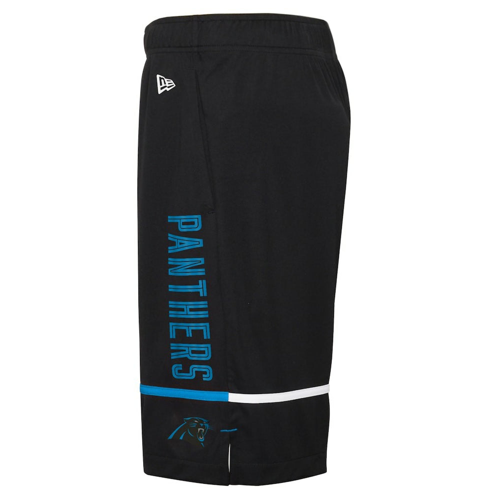 Carolina Panthers New Era Combine Authentic Rusher Training Shorts Black