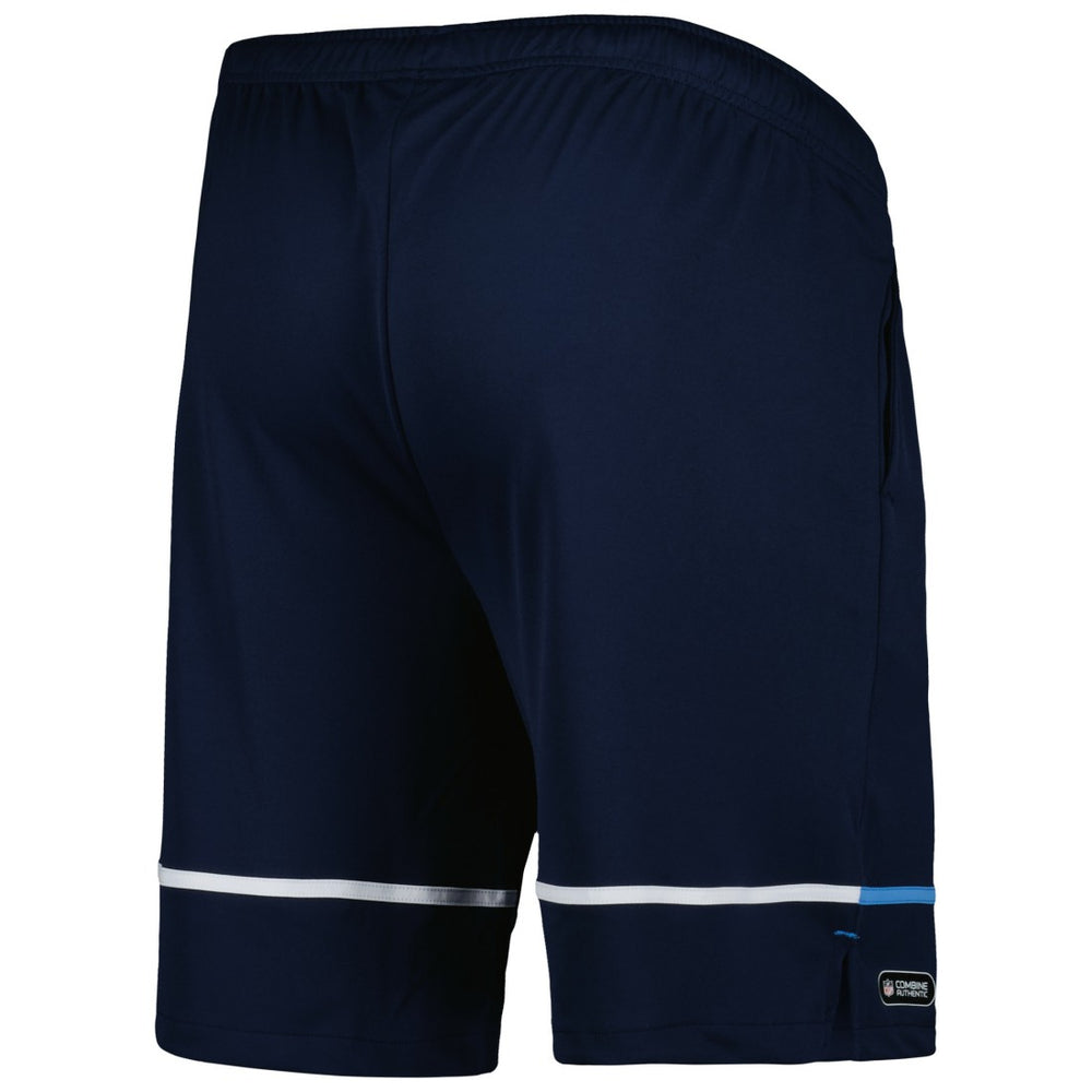 Tennessee Titans New Era Combine Authentic Rusher Training Shorts Navy