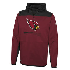 Arizona Cardinals New Era Combine Authentic Hard Hitter Pullover Hoodie Cardinal