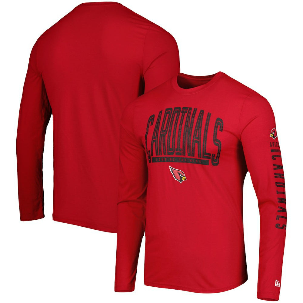 Arizona Cardinals New Era Combine Authentic Home Stadium Long Sleeve T-Shirt Cardinal