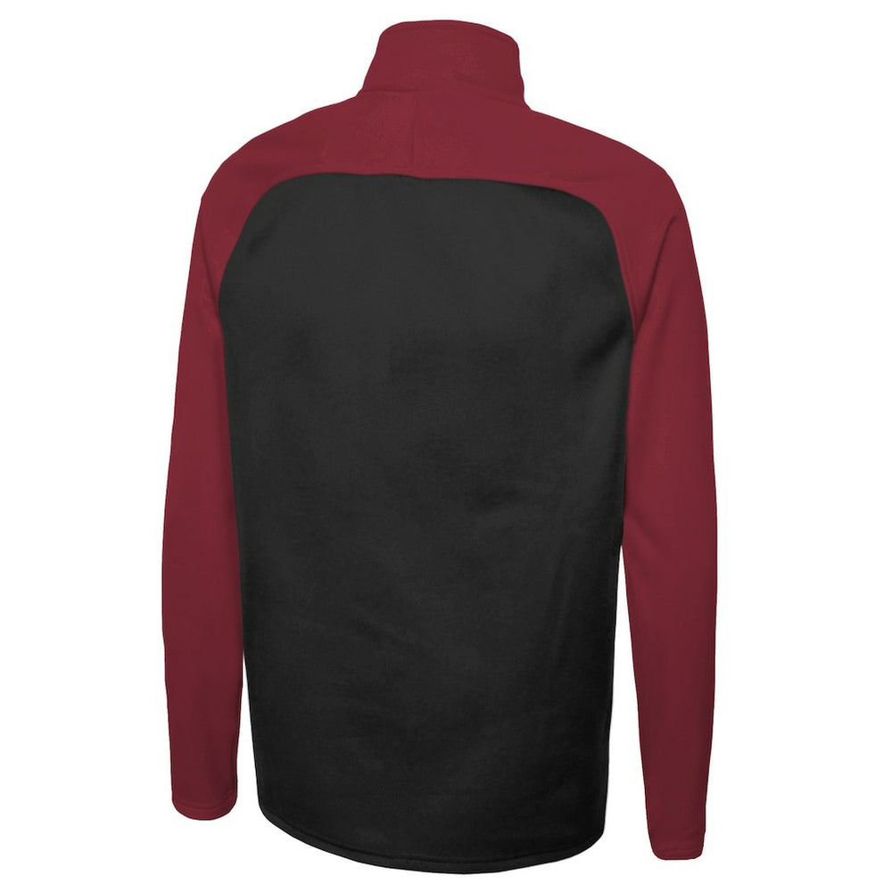 Arizona Cardinals New Era Combine Authentic O-Line Raglan Half-Zip Jacket Black
