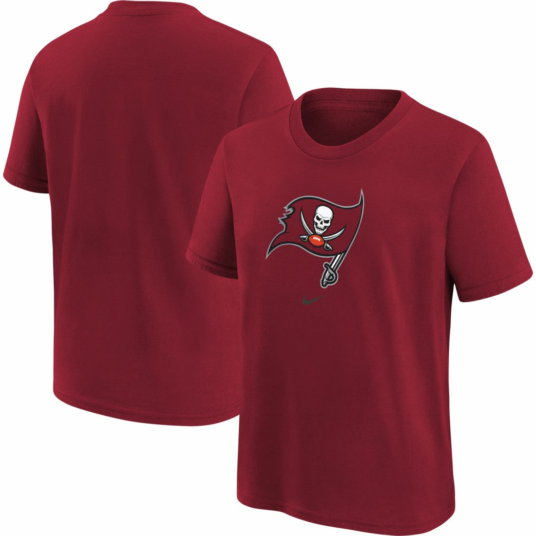 Tampa Bay Buccaneers Youth Logo T-Shirt Red