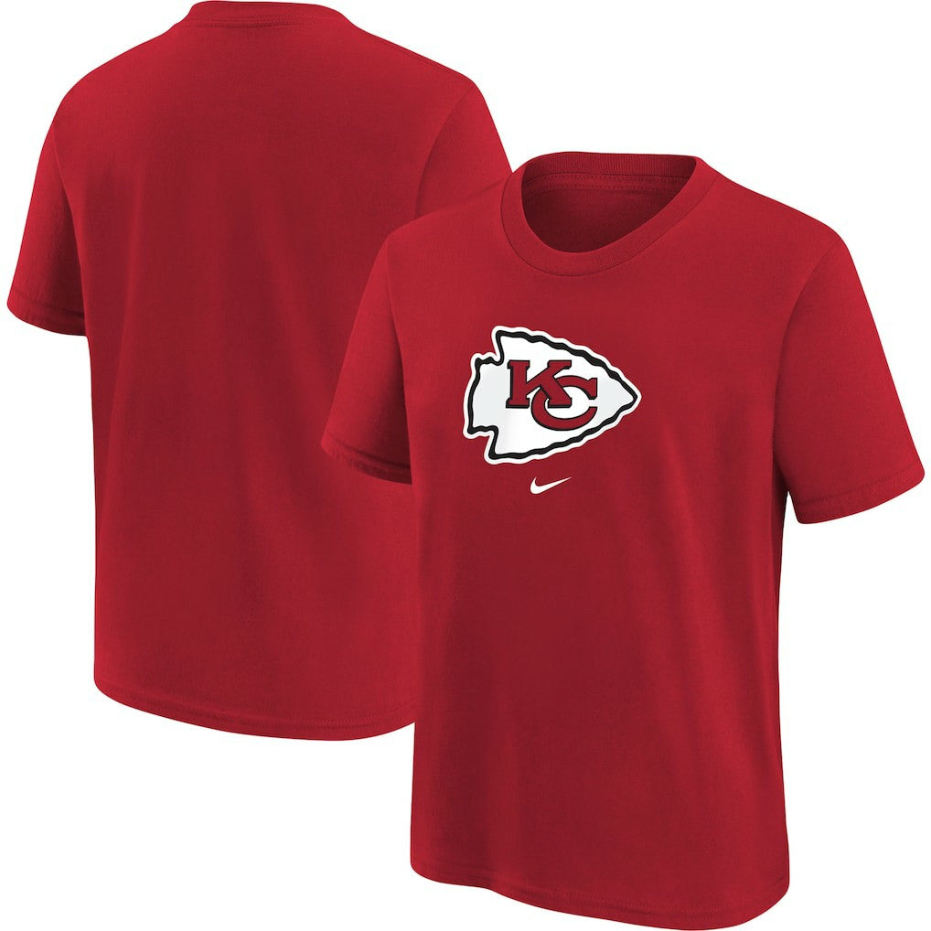 Kansas City Chiefs Youth Logo T-Shirt Red