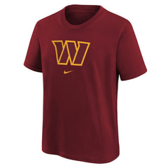 Washington Commanders Youth Logo T-Shirt Burgundy